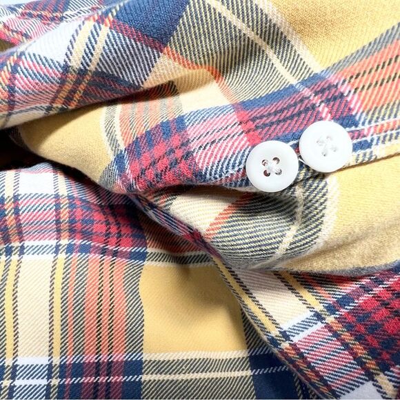Polo by Ralph Lauren Plaid Classic 90’s Long Sleeve Button Down Flannel Large - Picture 12 of 12